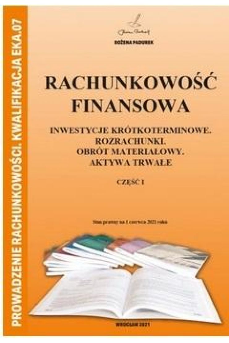 Rachunkowość Finansowa. Inwestycje Krótkoterminowe, Rozrachunki, Obrót ...