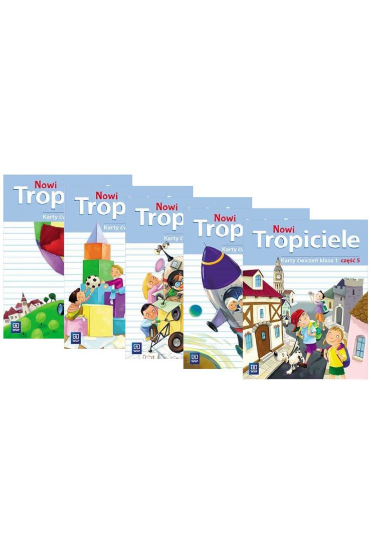 Nowi Tropiciele. Edukacja wczesnoszkolna. Karty ćwiczeń. Część 1-5