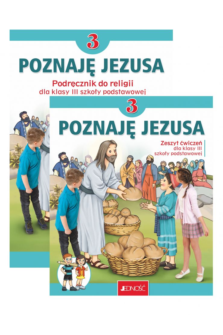 Pakiet Poznaję Jezusa 3. Podręcznik i zeszyt ćwiczeń do religii dla