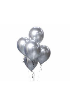 Balony chromowane Srebrne, B&C