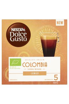Nescafe Dolce Gusto Colombia Sierra Nevada Lungo Kawa w kapsułkach 12 x 7 g Bio