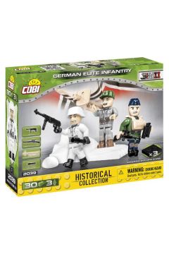 Historical Collection WWII Figurki German Elite Infantry 30 klocków + 3 figurki 2039