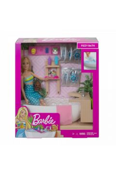 Barbie Relaks w kąpieli zestaw + lalka Mattel