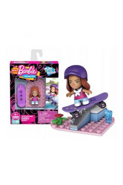 Mega Bloks Klocki Barbie Figurka Skaterka 4+