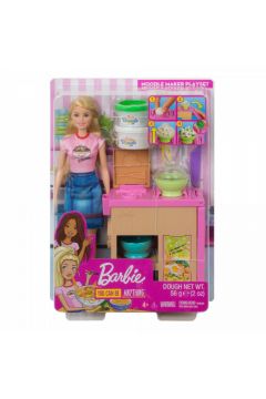 Barbie. Zestaw Lalka + Domowy makaron