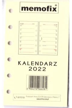 Kalendarz 2022 wkład A6 MEM/K/TNS