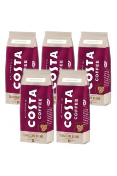 Costa Coffee Zestaw Kawa ziarnista średnio palona Signature Blend 5 x 200 g