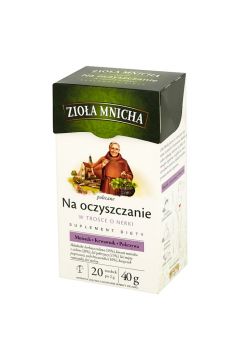 Big-Active Herbatka ziołowa Na oczyszczanie Suplement diety Zioła Mnicha 20 x 2 g