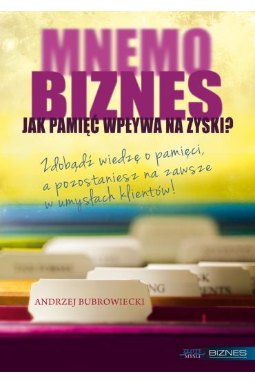 eBook MNEMObiznes mobi epub
