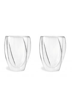 Vialli Design Zestaw szklanek z podwójną ścianką Cristallo 25493 2 x 300 ml