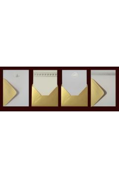 Logos Koperty A5 3 koperty i 3 kartki z tłoczeniem