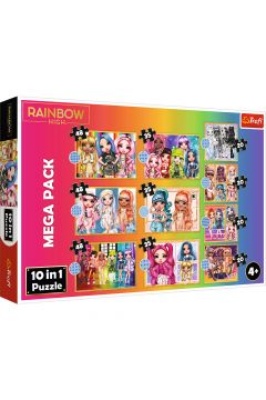 Puzzle 10w1. Rainbow High. Kolekcja modnych laleczek Trefl