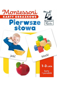 Montessori Karty obrazkowe Pierwsze słowa 1-3 lata