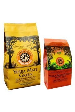 Mate Green Yerba Mate: Naranja + Mas Energia Guarana Zestaw 400 g + 200 g