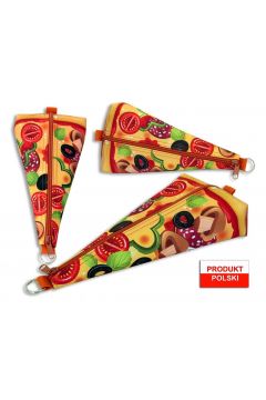 Piórnik szkolny WAR-670 trójkątny Pizza WARTA