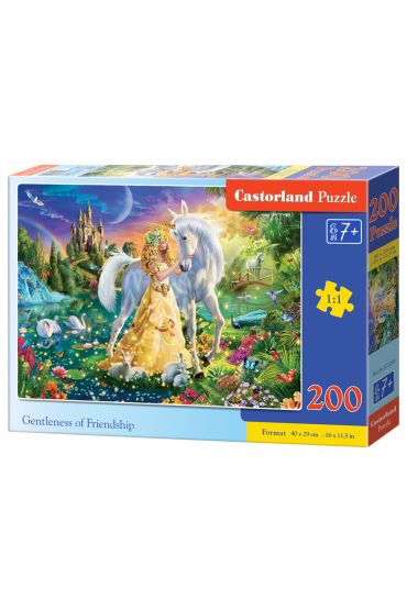 Puzzle 200 el. Delikatno przyjani Castorland