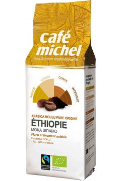 Cafe Michel Kawa mielona Arabica 100% moka sidamo Etiopia fair trade 250 g Bio