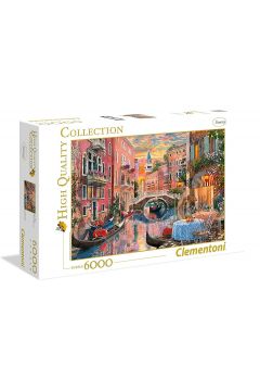 Puzzle 6000 el. High Quality Collection. Wieczorny zachód słońca w Wenecji Clementoni
