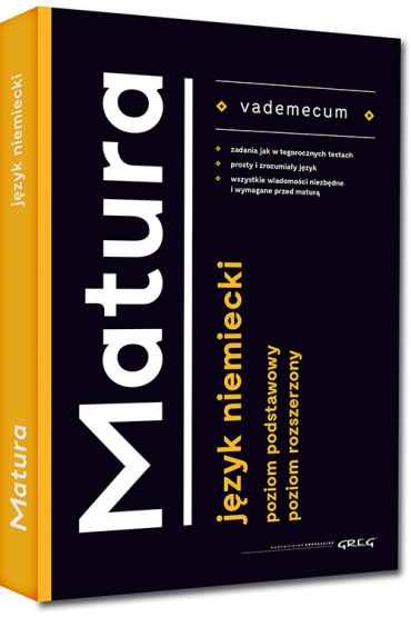 Vademecum. Matura 2022. Jzyk niemiecki