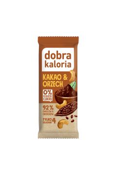 Dobra Kaloria Baton owocowy kakao i orzech 35 g