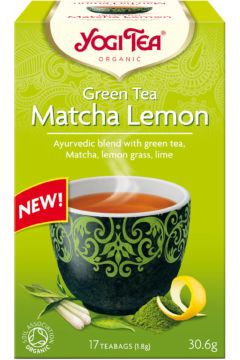 Yogi Tea Herbata zielona z cytryną i matchą (green tea matcha lemon) 31 g Bio
