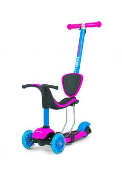 Hulajnoga Scooter Little Star Pink Blue 3w1 Milly Mally