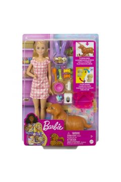 Barbie Narodziny piesków Zestaw + lalka HCK75 Mattel
