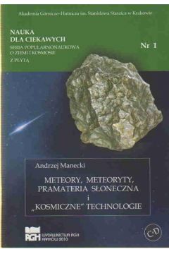 Meteory meteoryty prametria słoneczna i..