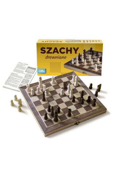 Szachy drewniane