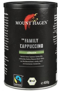 Mount Hagen Kawa cappuccino family fair trade 400 g Bio