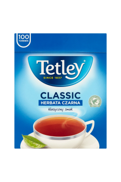 Tetley Classic Herbata czarna 100 x 1,5 g