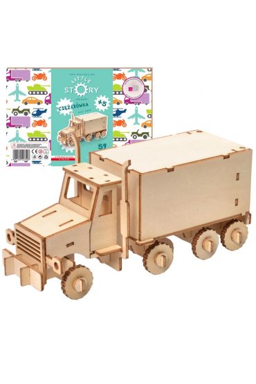 Puzzle drewniane Model 3D Ciarwka Nice-idea.pl
