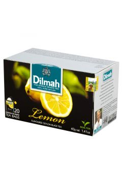 Dilmah Cejlońska czarna herbata z aromatem cytryny 20 x 2 g
