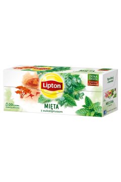 Lipton Herbatka ziołowa Mięta z eukaliptusem 20 x 1,3 g