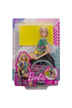 Barbie Fashionistas Lalka na wózku GRB93 Mattel