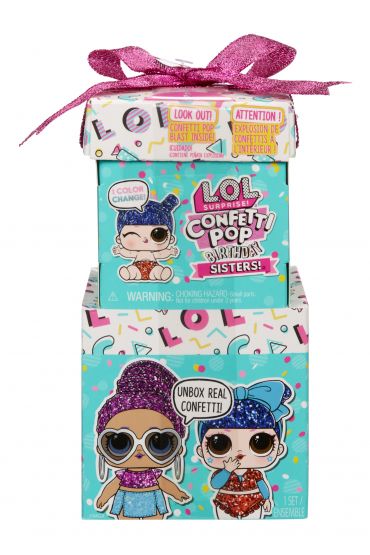 LOL Surprise Confetti Pop Birthday Sisters Mga Entertainment