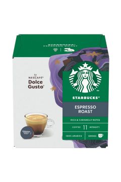 Starbucks Dolce Gusto Espresso Roast Kawa w kapsułkach 12 x 5,5 g