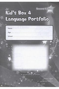 Kid's Box 2ed 4 Language Portfolio
