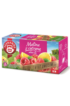 Teekanne Świat owoców Malina z cytryną Herbata owocowa 20 x 2,25 g
