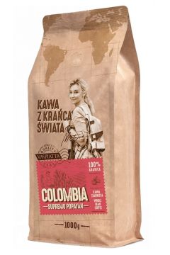 Vaspiatta Kawa z krańca świata Colombia Supremo Popayan ziarnista 1 kg