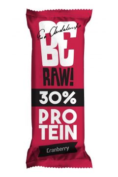 BeRAW Baton Proteinowy - żurawina, 30% białka WPC80 40 g