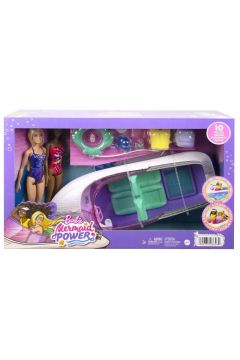 Barbie Zestaw filmowy 2 lalki + łódź i akcesoria Mattel