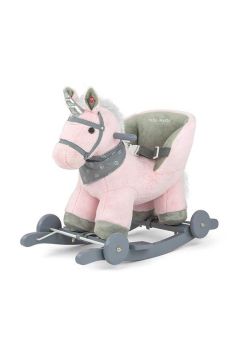 Koń na biegunach Polly pink
