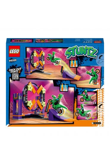 LEGO City Wyzwanie kaskaderskie — rampa z koem do przeskakiwania 60359