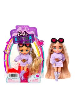 Barbie Mała lalka Lalka 4 - Fioletowy kaptur/Blond kucyki HGP66 Mattel