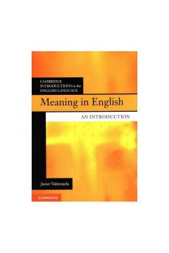 Meaning In English An Introduction