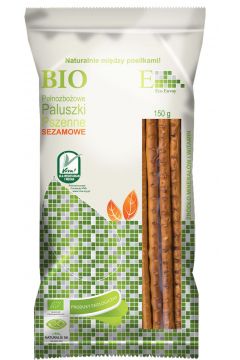 Paluszki Bio Paluszki pełnoziarniste z sezamem 150 g Bio