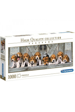 Puzzle panoramiczne 1000 el. High Quality Collection. Beagle Clementoni