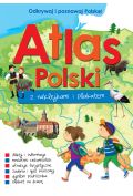 Książka Atlas Polski z naklejkami i plakatem