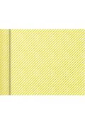 Clairefontaine Papier pakowy mini rolki Żółte paski 35 cm x 5 m
